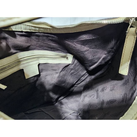 Authentic GUCCI Guccissima Medium GG Twins Hobo Bag Off White - Picture 10 of 16